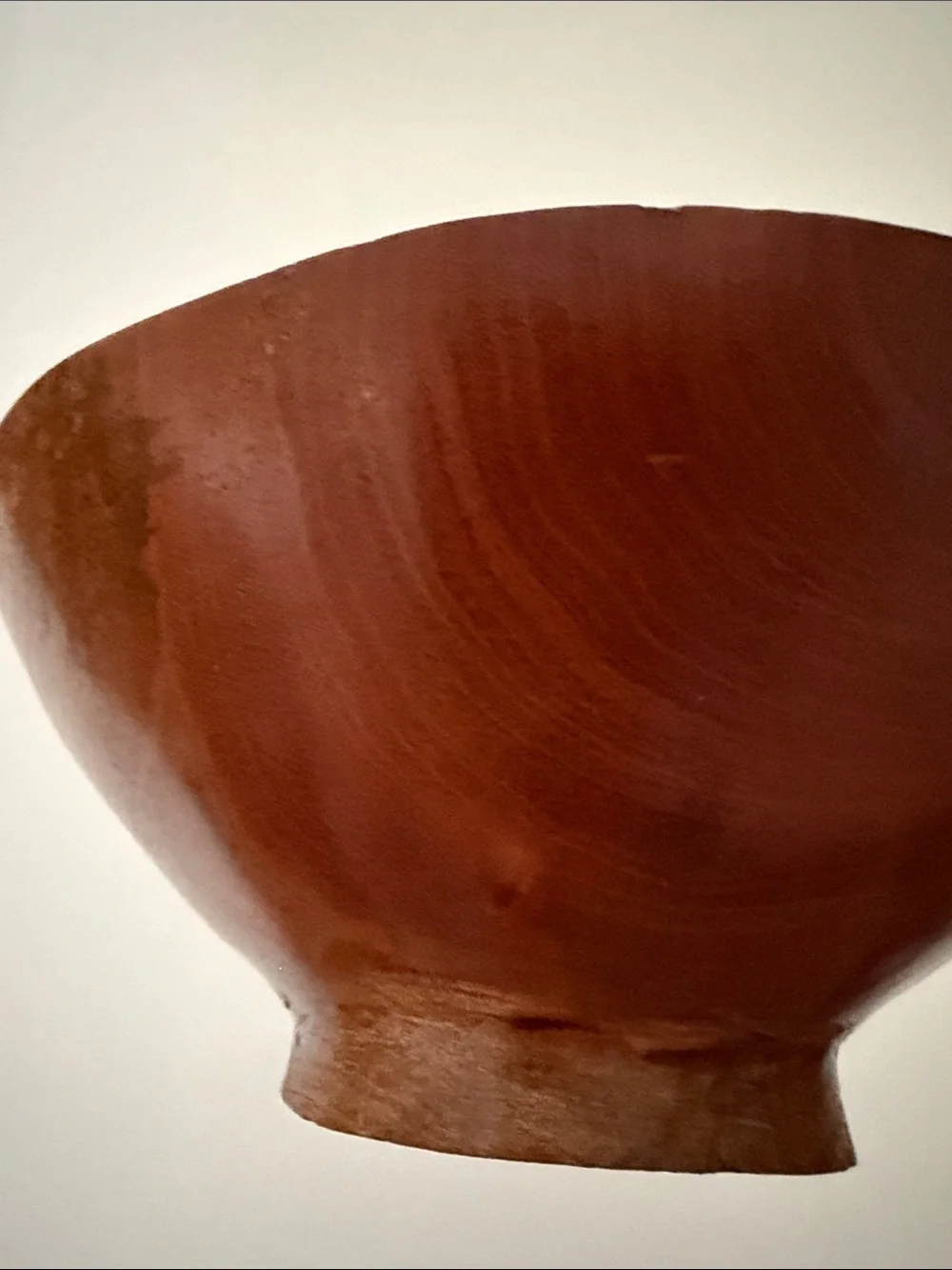 Artisan Signed Carved Rainforest Wood Decorative Bowl Belize Jaguar Mahogany